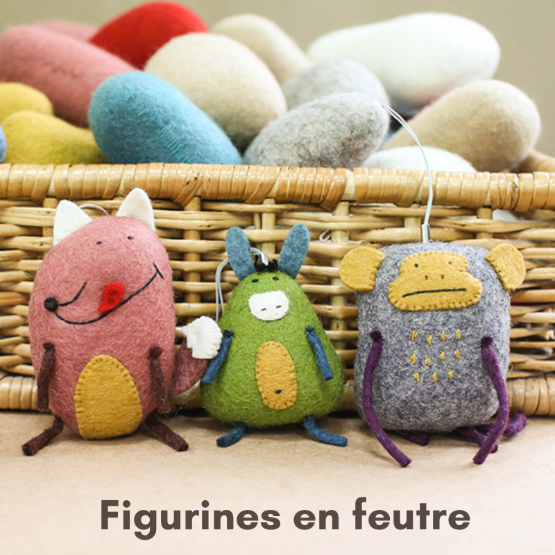Figurines en feutre